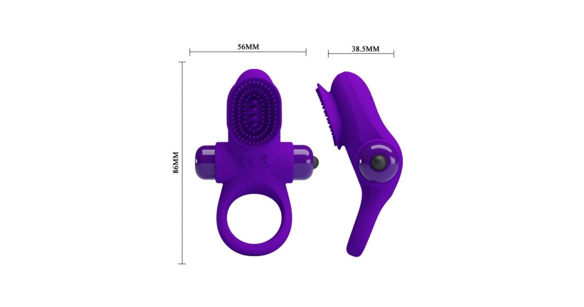  vibranti-Pretty Love Vibrant Penis Ring 2 Purple-LaChatte.it