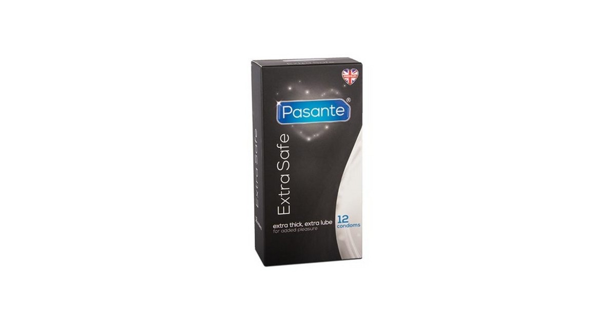  ultraresistenti-Preservativi anal più spessi e lubrificati Extra Safe 12 pezzi-LaChatte.it