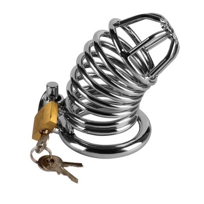 Gabbia di Castità in Acciaio Jailed Metal Chastity Cage