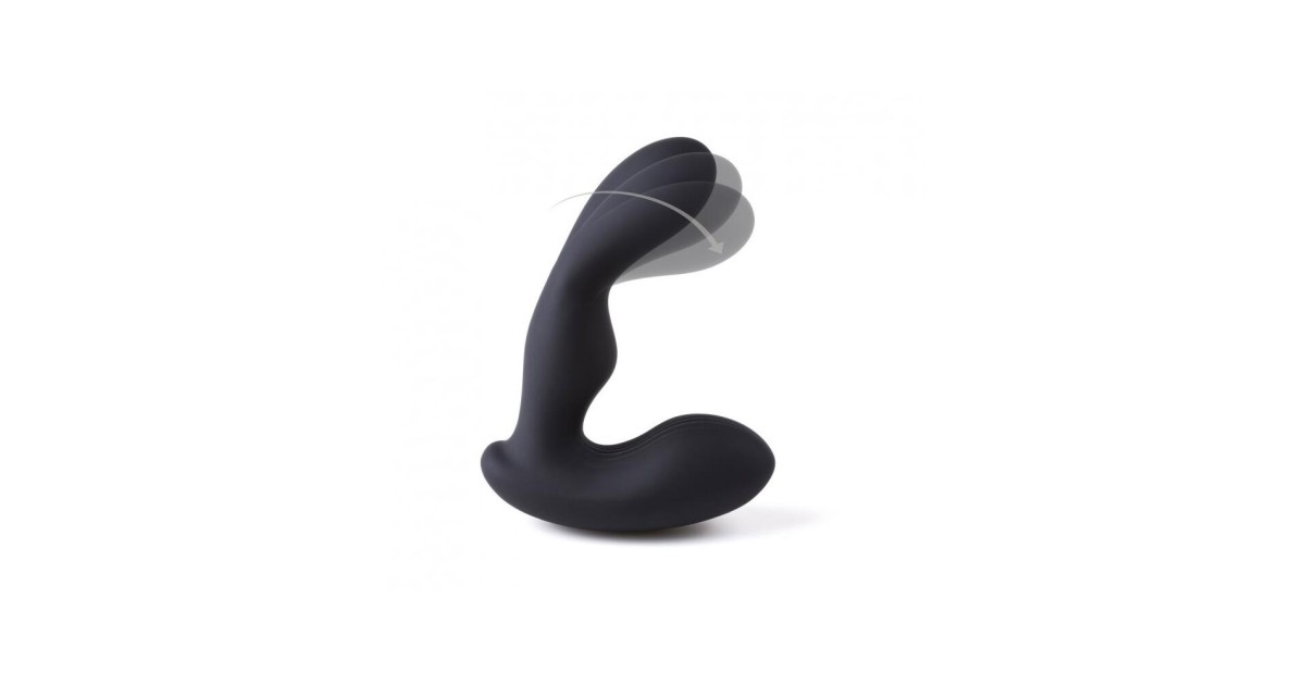 stimolatori prostata-Vibratore Prostatico Oscillante Ricaricabile P1 in Silicone con Controllo Remoto-LaChatte.it