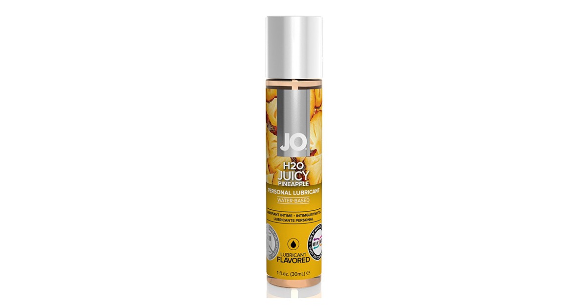  aromatizzati-System JO - H2O Lubricante a base acqua aromatizzato all'ananas 30 ml-LaChatte.it