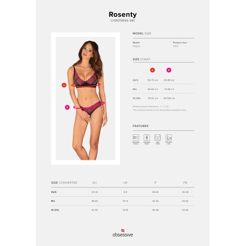 completini intimi-Rosenty Set Aperto-LaChatte.it