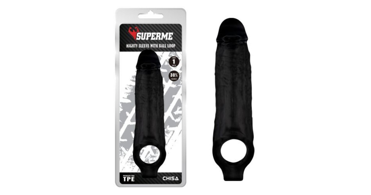 guaine sleeves estensori-Guaina Mighty Loop Black-LaChatte.it