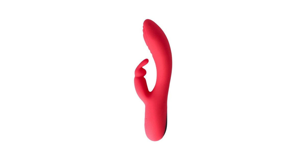 vibratori rabbit-Vibratore Tapping Rabbit V9 - Rosa-LaChatte.it