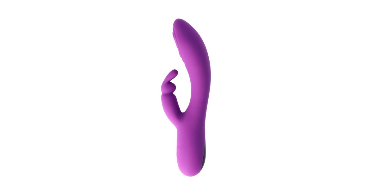 vibratori rabbit-Vibratore Tapping Rabbit V9 - Viola-LaChatte.it
