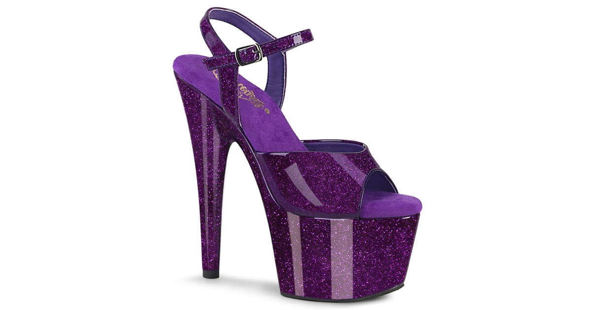 taglia 38-ADORE 709 Viola Melanzana Glitterato-LaChatte.it