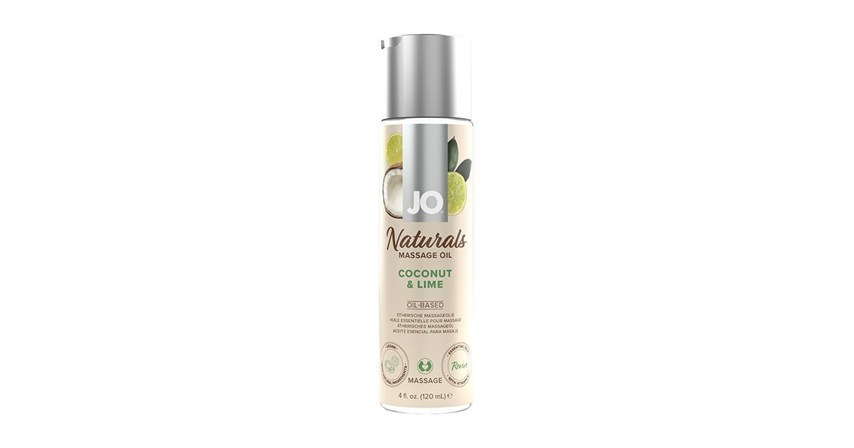 olii per massaggi-Naturals Massage Oil Coconut & Lime 120 ml-LaChatte.it