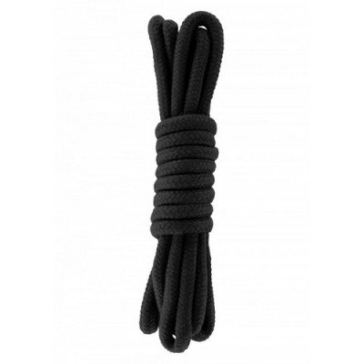 Corda bondage in puro cotone 3 metri colore nero