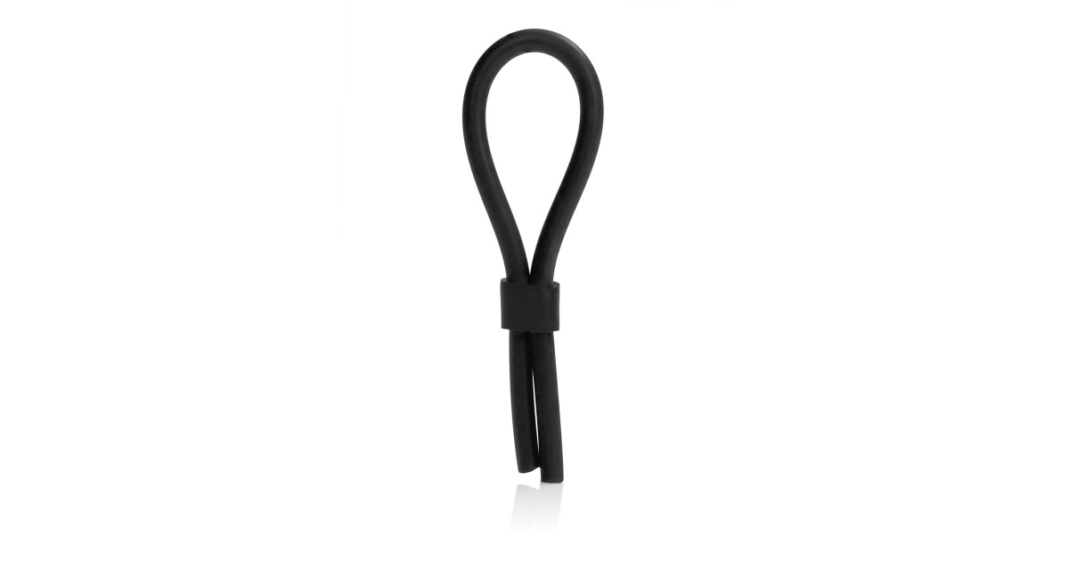  flessibili-Silicone Stud Lasso Black-LaChatte.it
