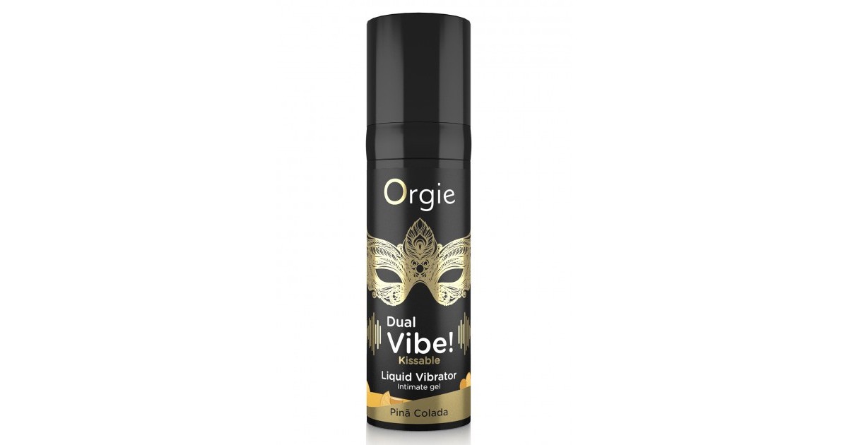 vibratori liquidi-Dual Vibe Piña Colada Kissable Liquid Vibrator-LaChatte.it