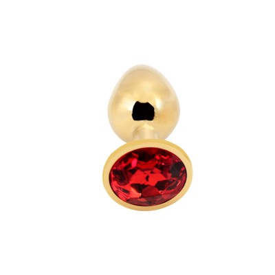 Rosebud Anal Plug Gold S Red