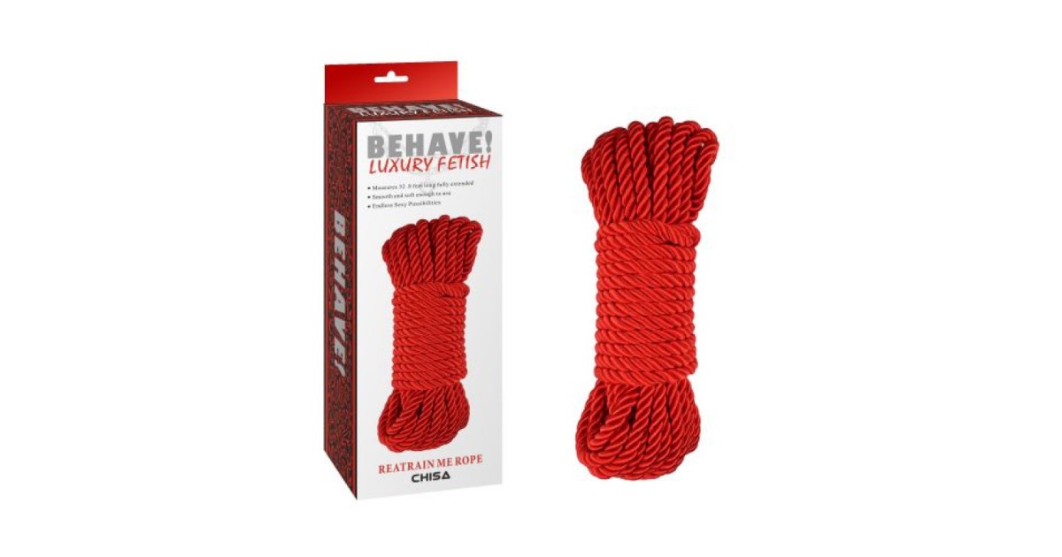 corde e nastri bondage-Corda Reatrain Me Red Rope 10 metri-LaChatte.it