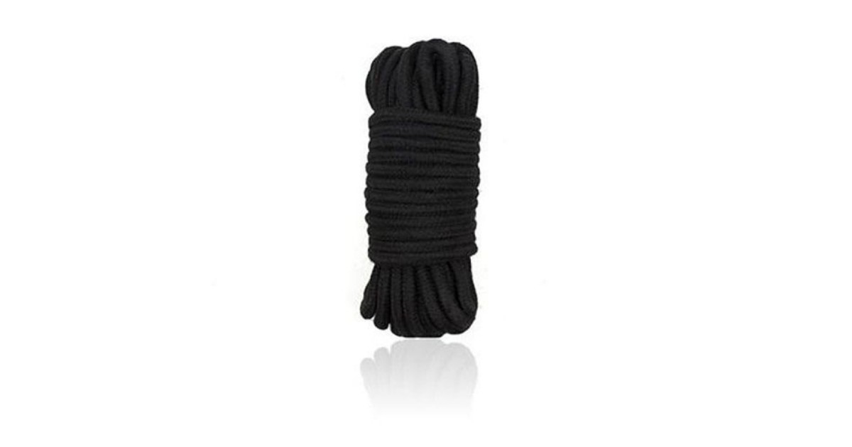 corde e nastri bondage-Corda nera Bondage Black 5 metri-LaChatte.it