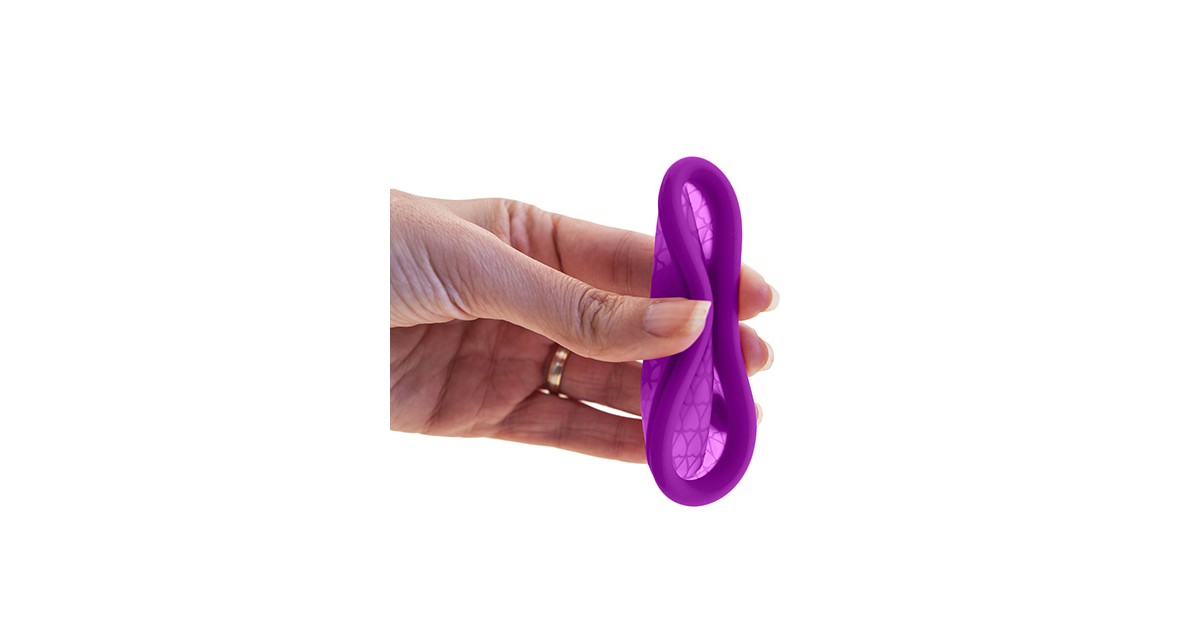  coppette ecologiche-Menstrual Cup Size L - Purple-LaChatte.it