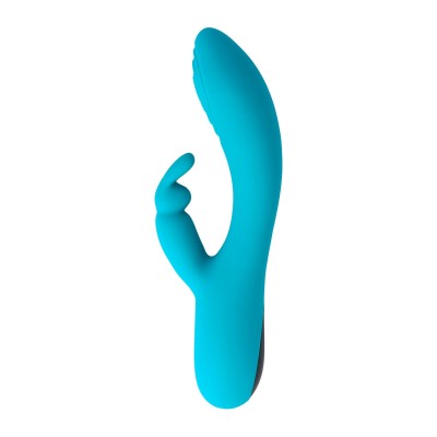 Vibratore Tapping Rabbit V9 - Azzurro