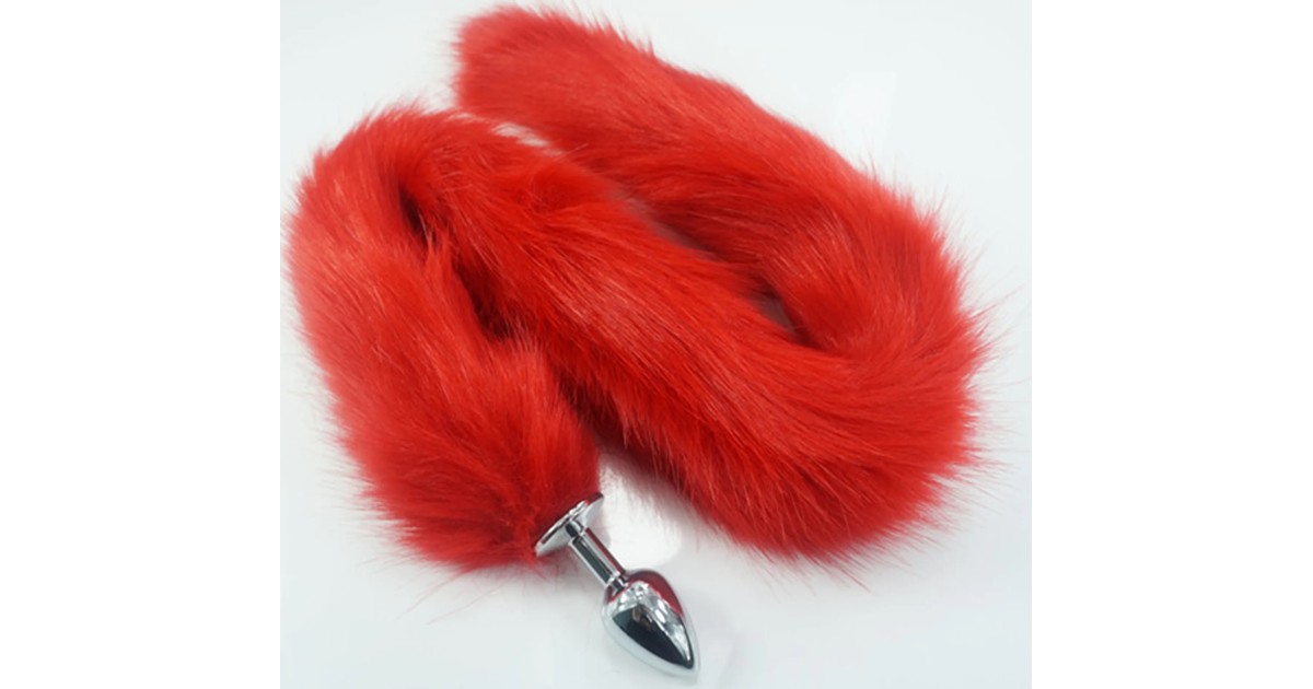 tail plug-Foxtail Red Buttplug-LaChatte.it