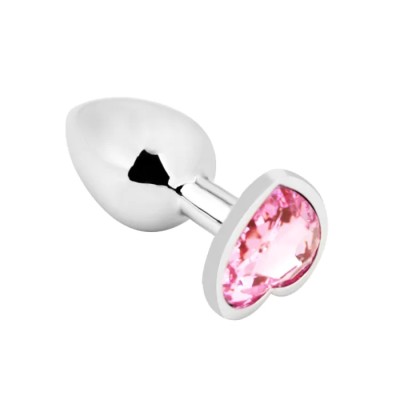 Heart Shape Anal Plug S Pink