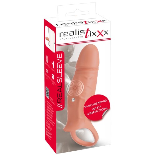 guaine sleeves estensori-Vibrating RealSleeve Close-LaChatte.it