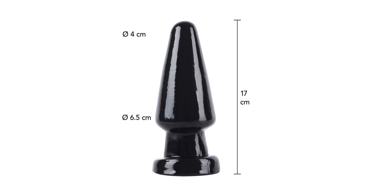 toys extralarge-Extreme Buttplug Cone Head Large 17cm-LaChatte.it