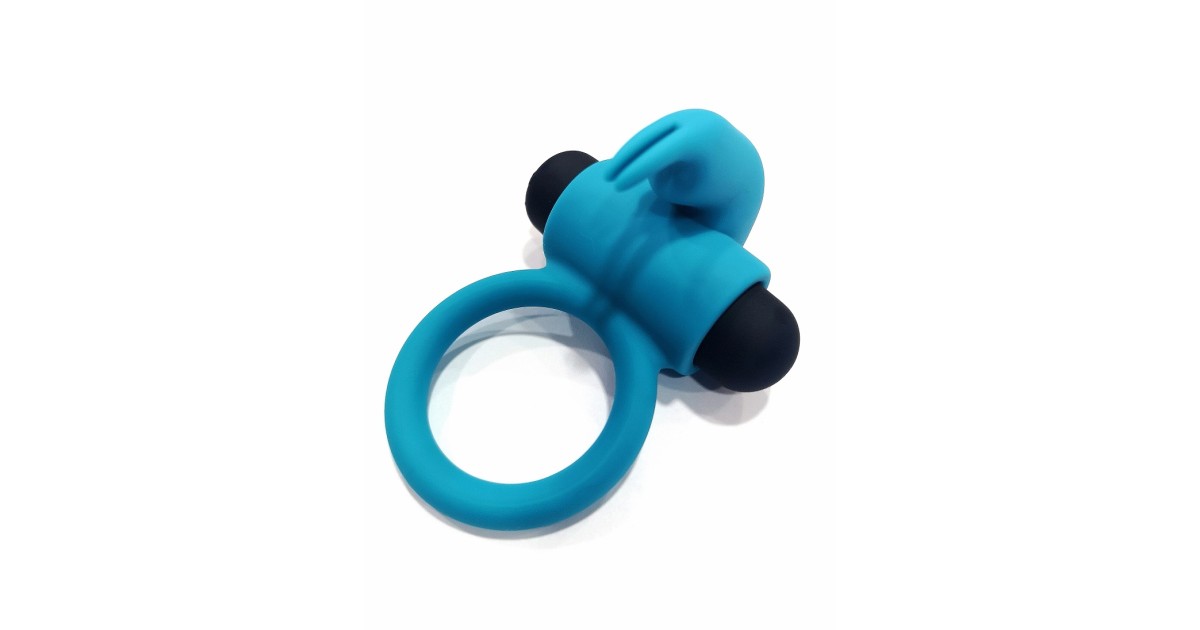  vibranti-Anello Vibrante Ricaricabile E9 Blu-LaChatte.it