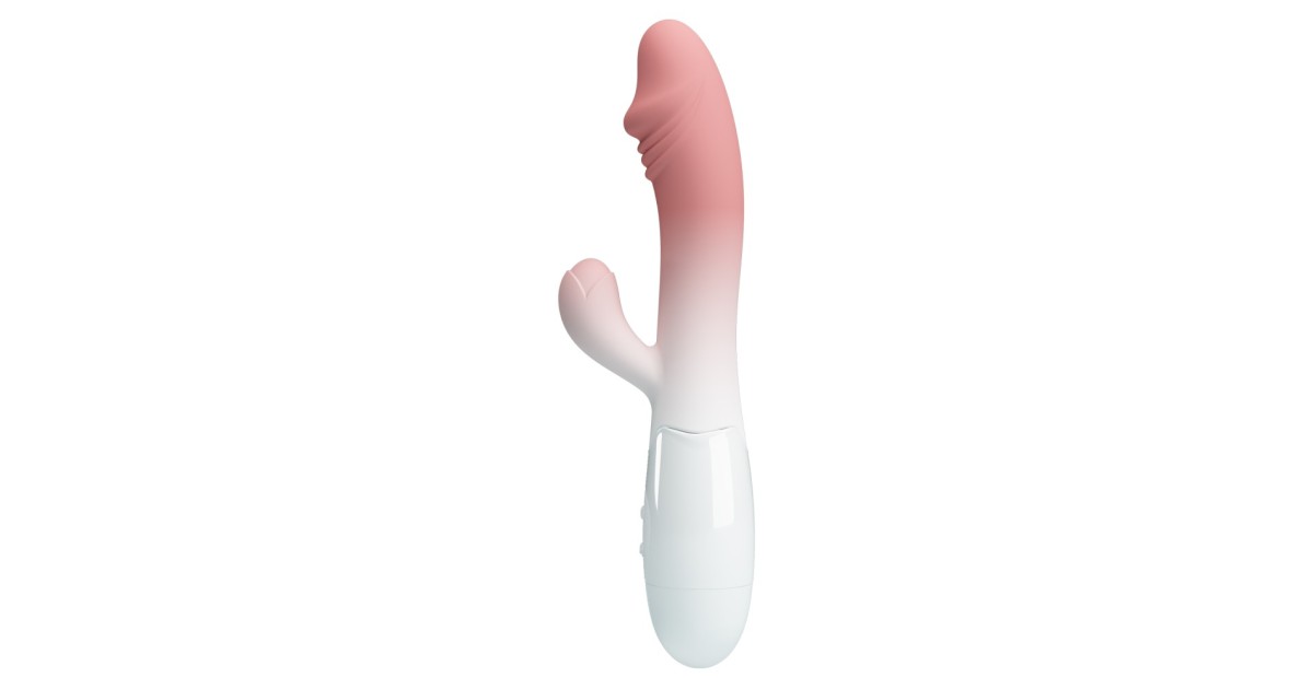 vibratori rabbit-Pretty Love Snappy Pink/White-LaChatte.it