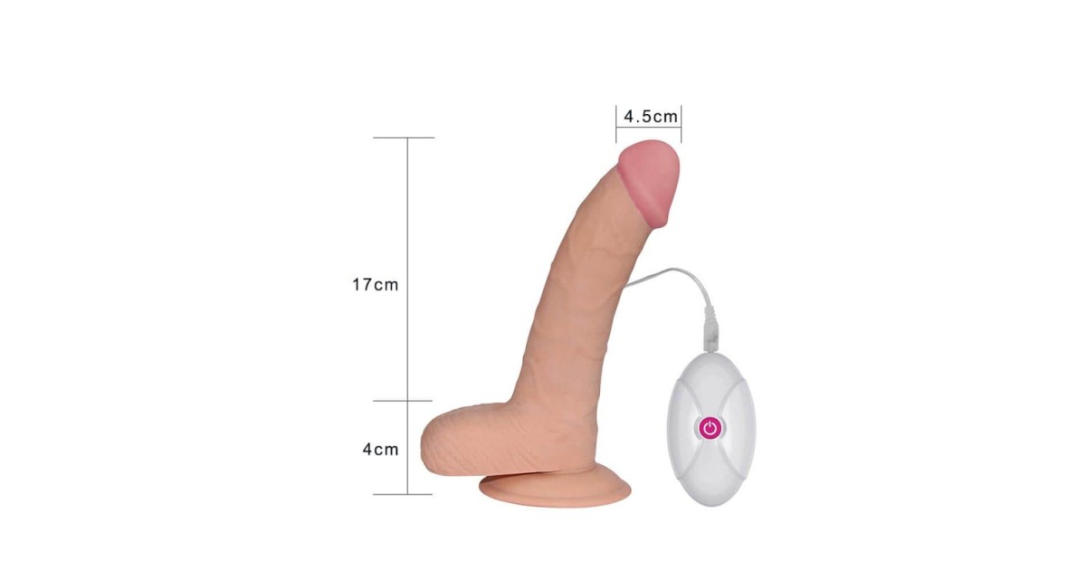 vibratori realistici-Vibratore Realistico Ultra Morbido con Telecomando 21 cm-LaChatte.it