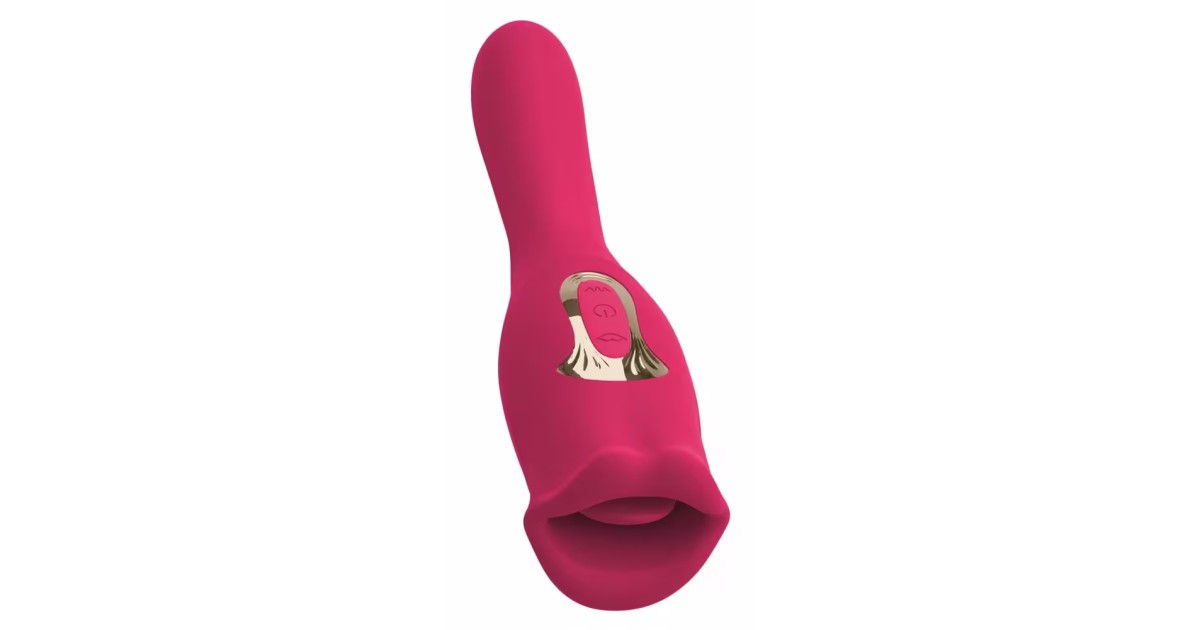 licking-Oral Fun Double Vibrator-LaChatte.it