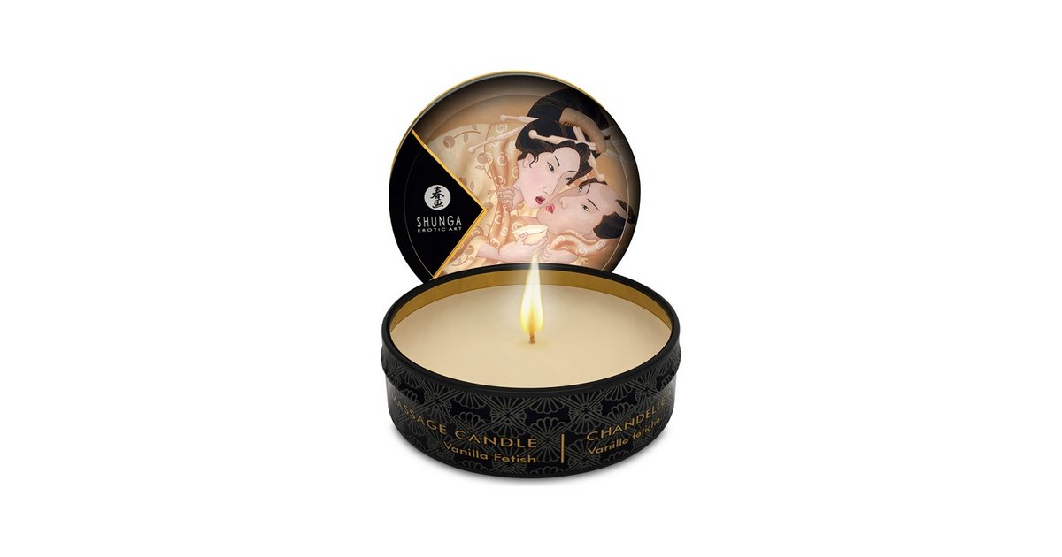 candele per massaggi-Candela Shunga 30 ml. Desire, aroma vaniglia-LaChatte.it