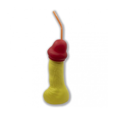 Borraccia Gialla a Forma di Pene 500 ml
