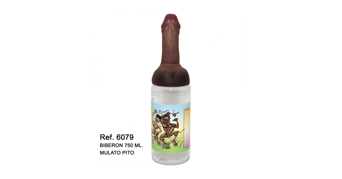 scherzi per lei-PENIS FEEDING BOTTLE BLACK 750 ML-LaChatte.it
