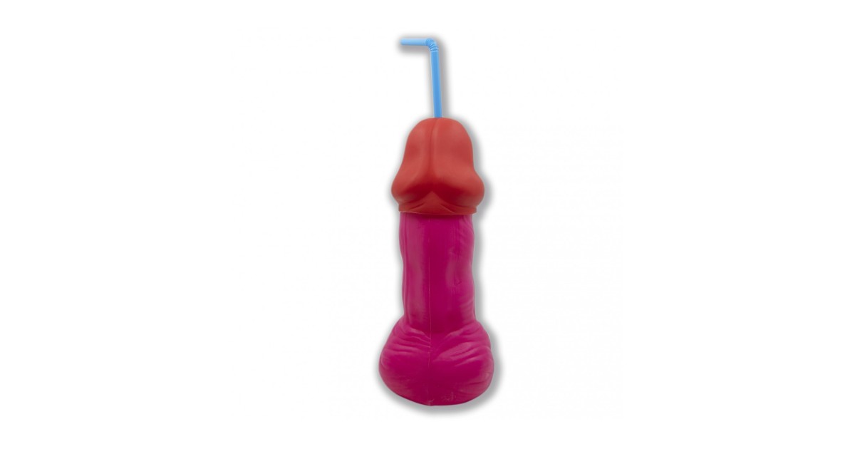 scherzi per lei-Borraccia Fuxia a Forma di Pene 500 ml-LaChatte.it