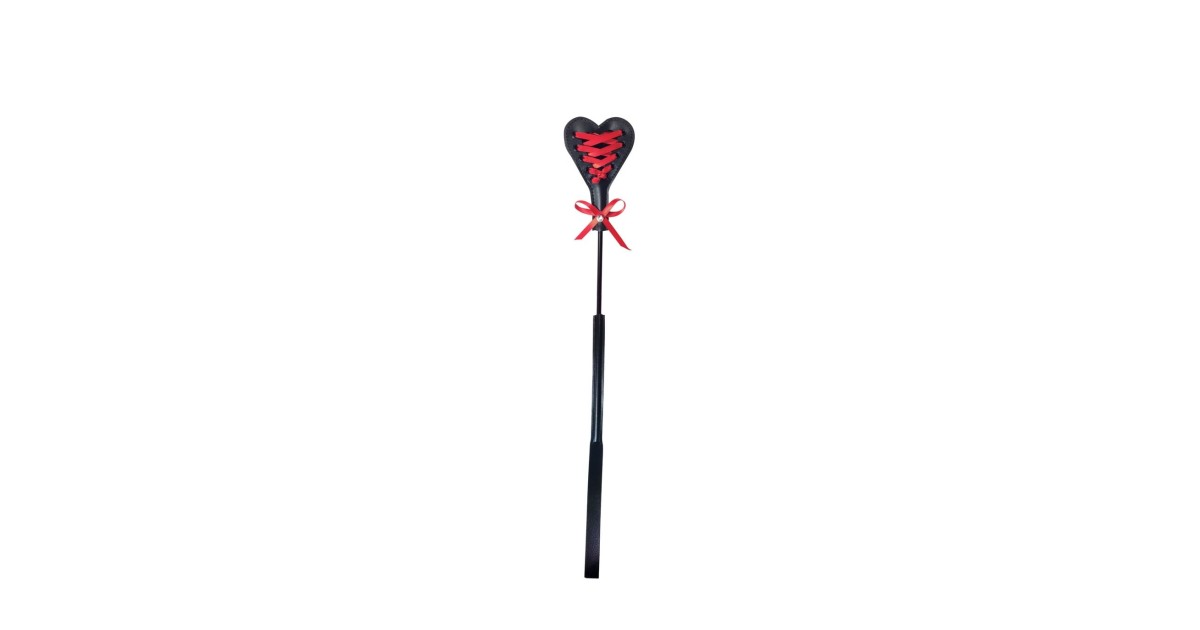 fruste e paddle-S&M - Crop a Forma di Cuore-LaChatte.it