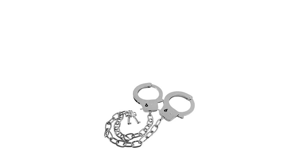 manette e cavigliere-GP Metal Handcuffs Long Chain-LaChatte.it