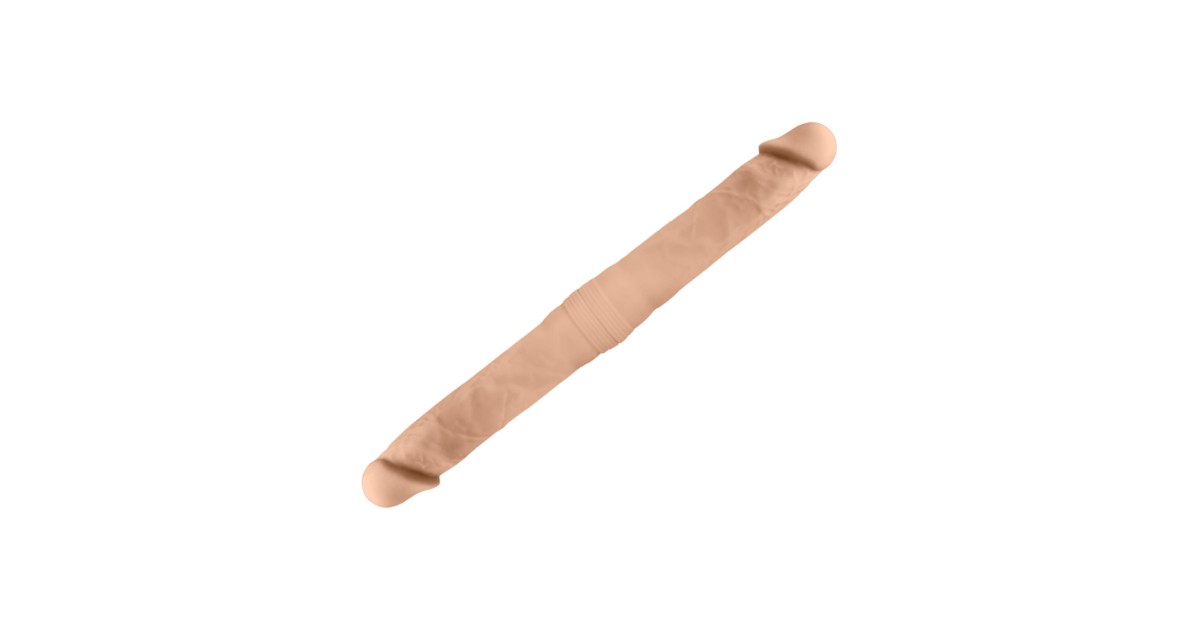 falli doppi-SILEXD DILDO SILICONE DOPPIO DONG MODELLO 1 16'5" M CARNE-LaChatte.it