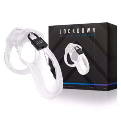Lockdown Cintura di Castità Trasparente M
