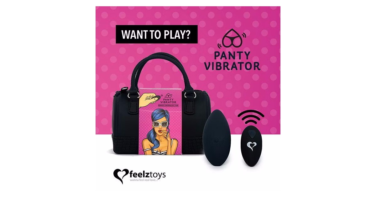 sex toys con telecomando wireless-Feelztoys - Remote Controlled Panty Vibrator-LaChatte.it