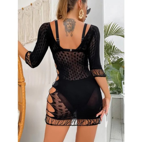 mini abiti seducenti-TBT Black-LaChatte.it