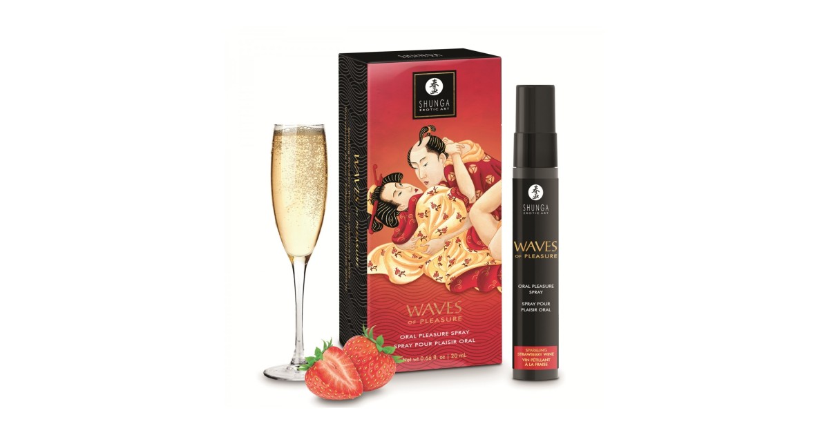 stimolanti commestibili-SPRAY ORALE WAVES PLEASURE 20 ML Fragole e Champ-LaChatte.it