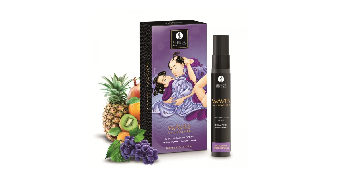 stimolanti commestibili-SPRAY ORALE WAVES PLEASURE 20 ML FRUTTI ESOTICI-LaChatte.it