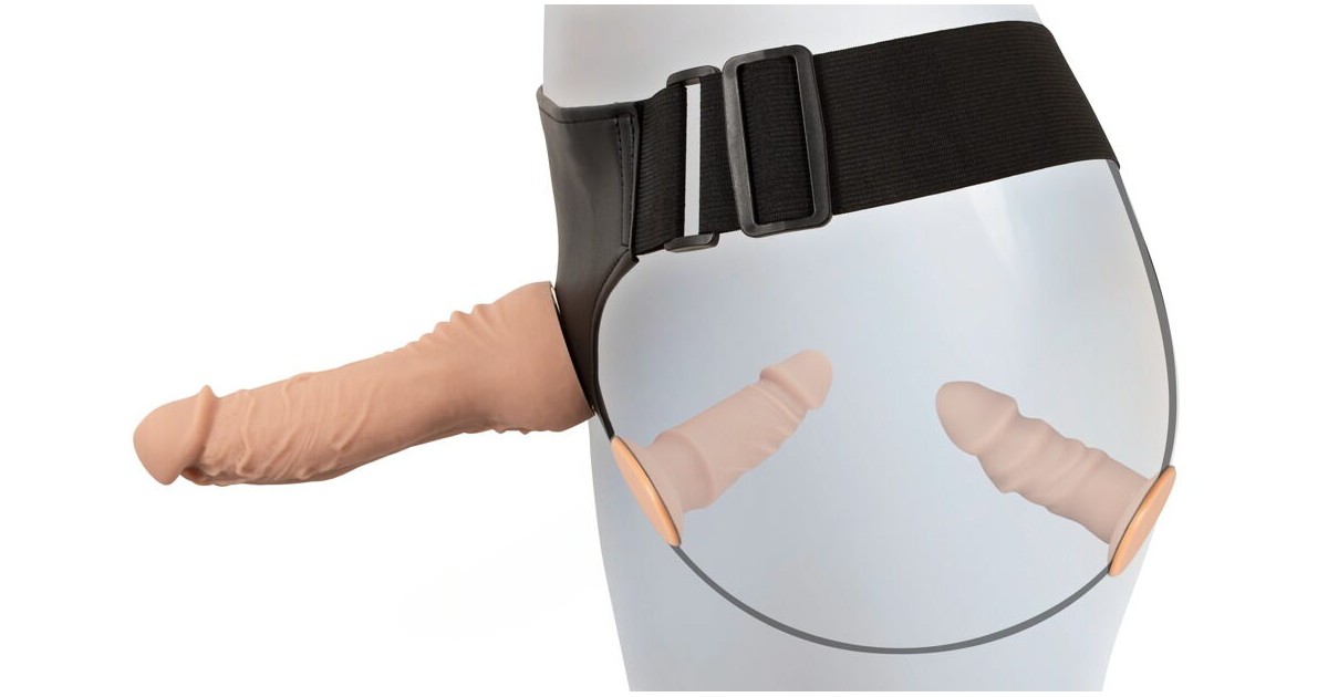 strap-on VIBRANTI-Strap-on Set con 3 Falli-LaChatte.it