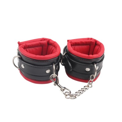 Cavigliere Bondage Super Soft Rosse e Nere