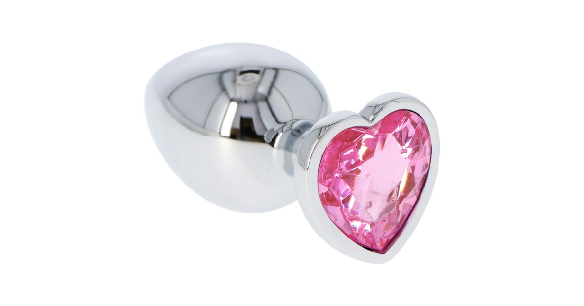 anal bijoux-Plug Anale Cuore L Rosa-LaChatte.it