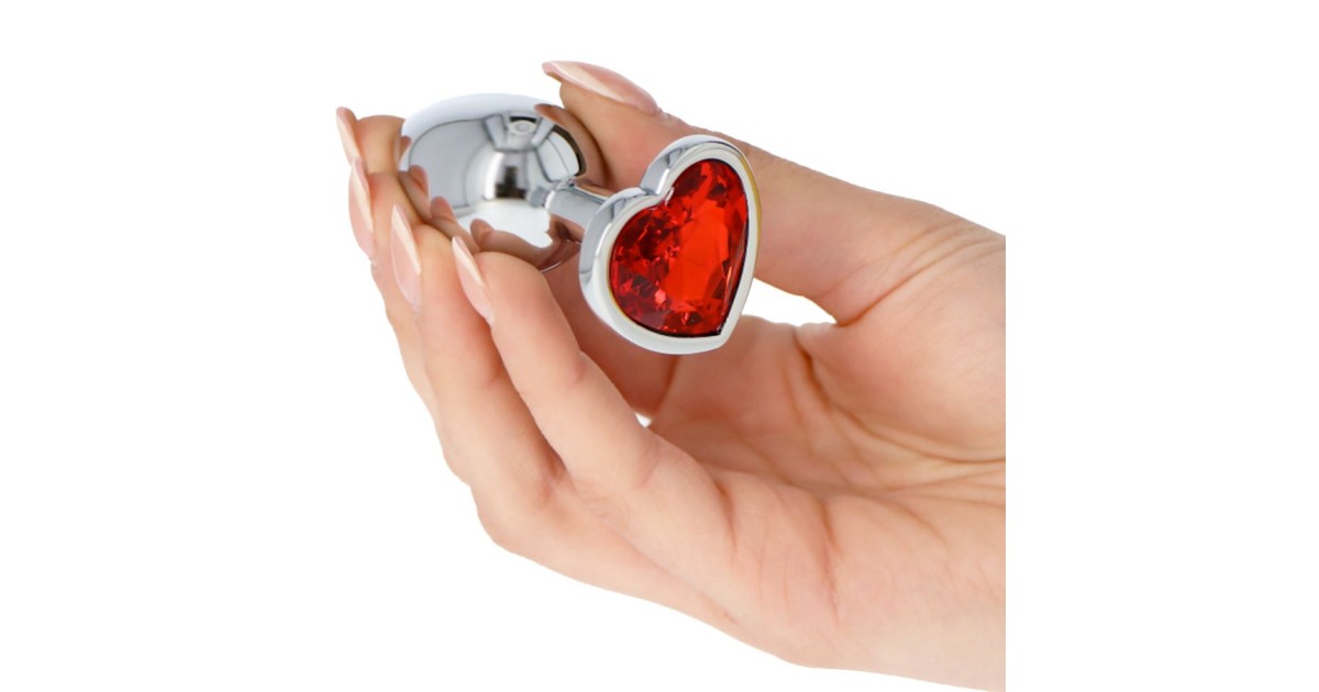 anal bijoux-Plug Anale Cuore S Rosso-LaChatte.it