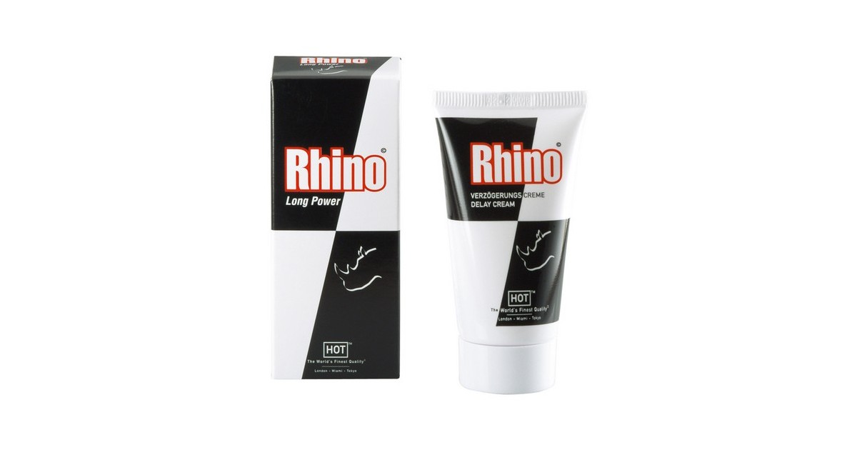 spray e gel per ritardare eiaculazione-HOT RHINO LONG POWER CREAM 30ML-LaChatte.it