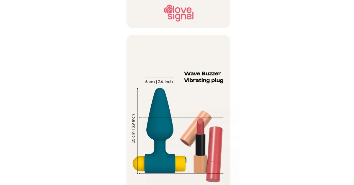  vibranti-Stimolatore Anale Ricaricabile Wave Buzzer-LaChatte.it