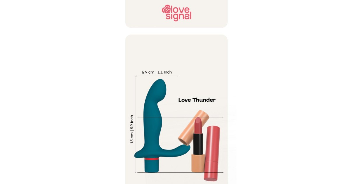 stimolatori prostata-Stimolatore Prostatico Ricaricabile Love Thunder-LaChatte.it