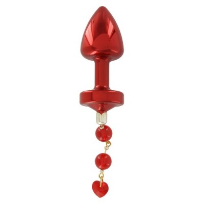 Jewell Buttplug Red T1 diametro 2,5 cm in alluminio
