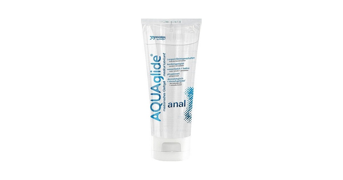  anali-Lubrificante anale a base di acqua AQUAGLIDE ANAL, 100 ML-LaChatte.it