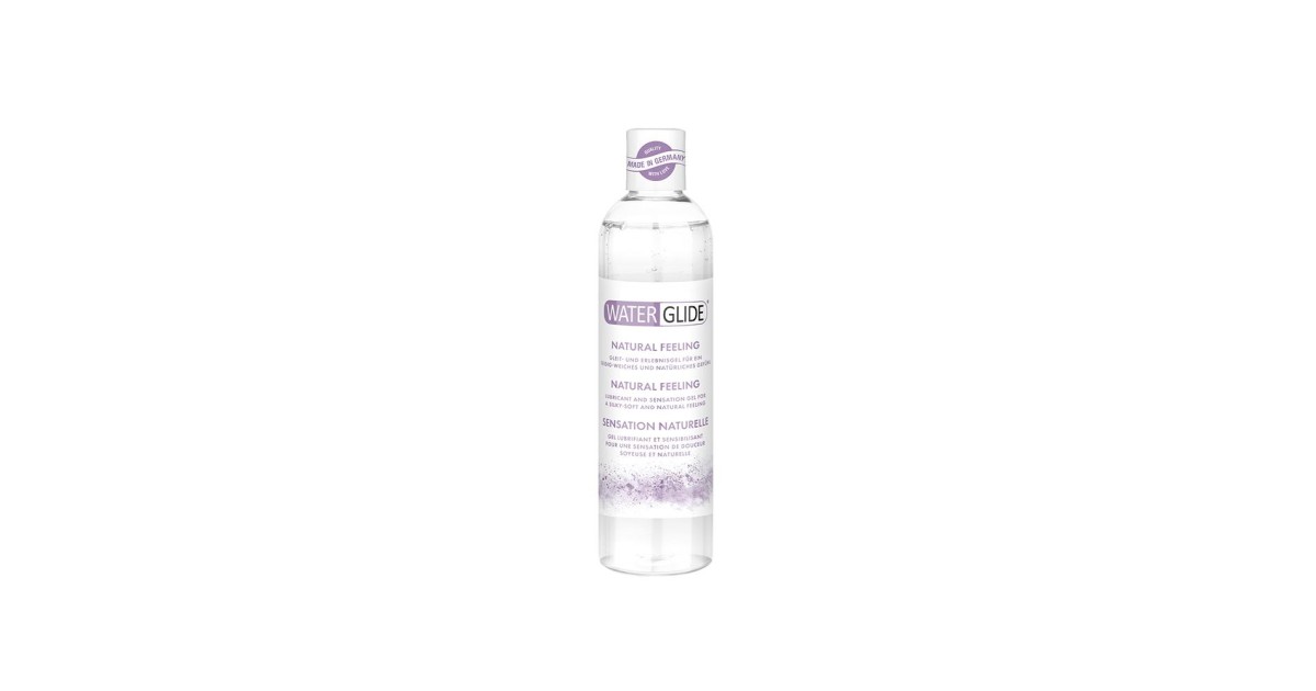  senza aroma-LUBRIFICANTE BASE ACQUA WATERGLIDE NATURAL FEELING 300 ML-LaChatte.it