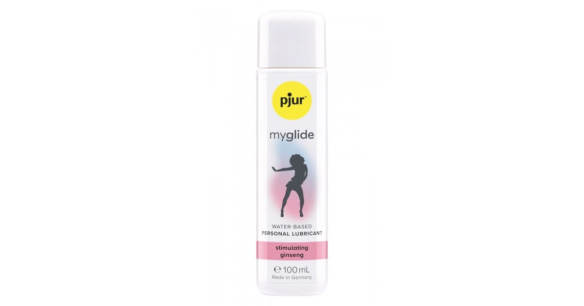 lubrificanti caldo freddo e speciali-Lubrificante stimolante con ginseng a base di acqua Pjur - MyGlide 100 ml-LaChatte.it